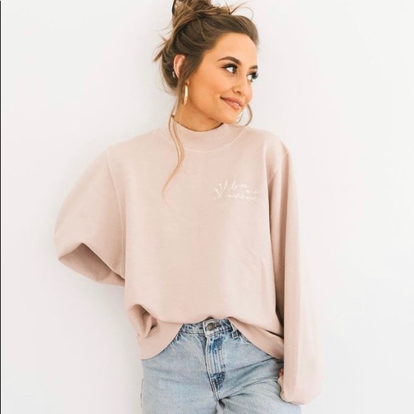 kristin made Sweaters Kristin Made Mock Neck Sweater